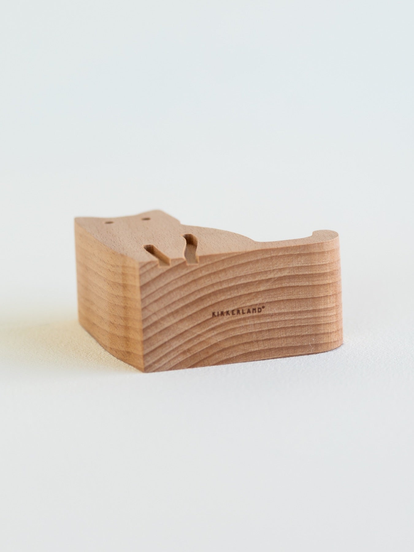 CAT BEECHWOOD PHONE STAND(猫のスマートフォンスタンド)