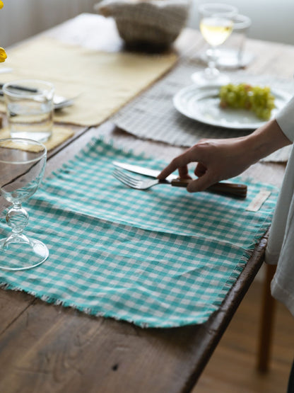 fog linen work × Orné de Feuilles プレースマット