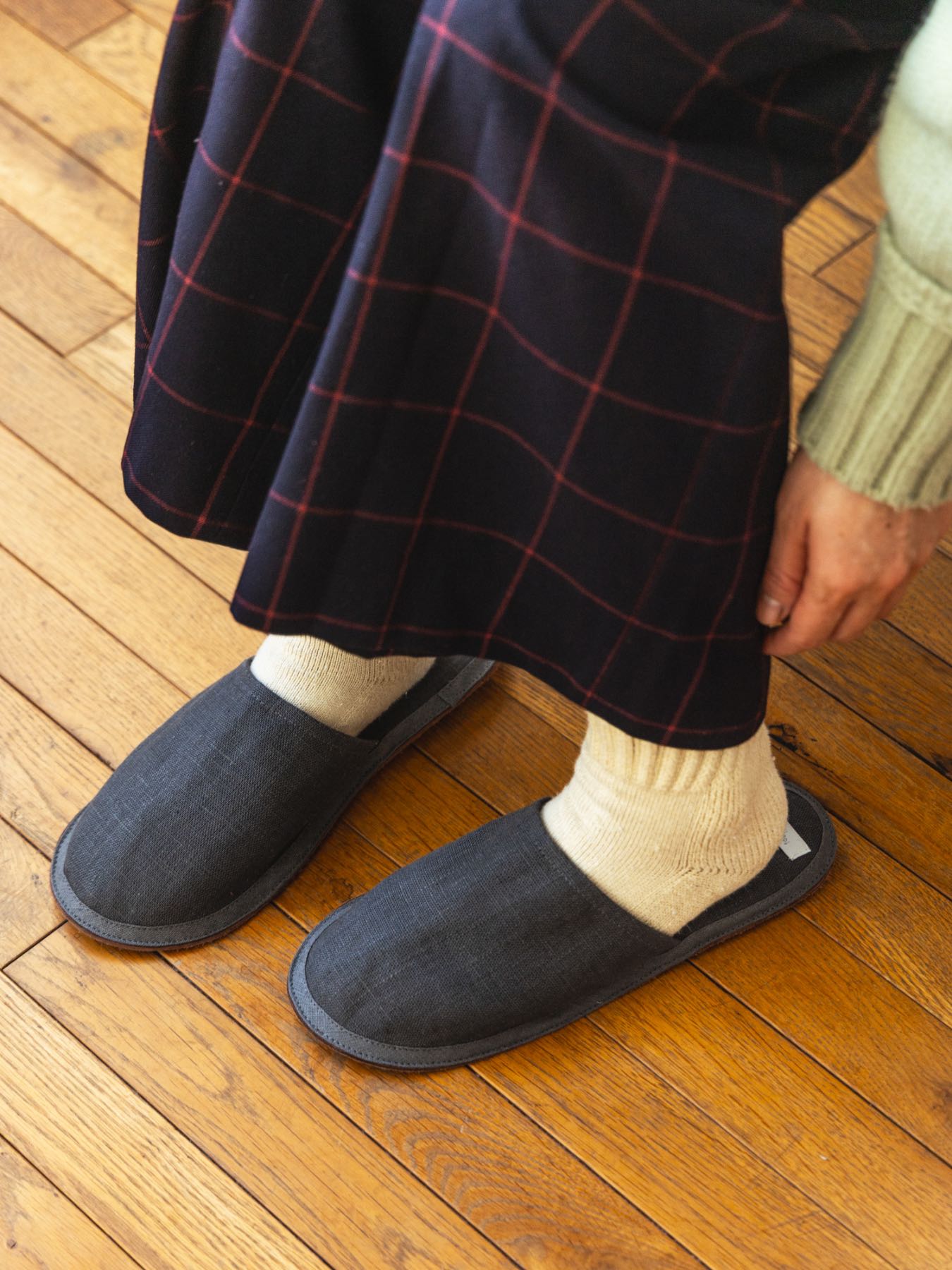 fog linen work リネンスリッパ
