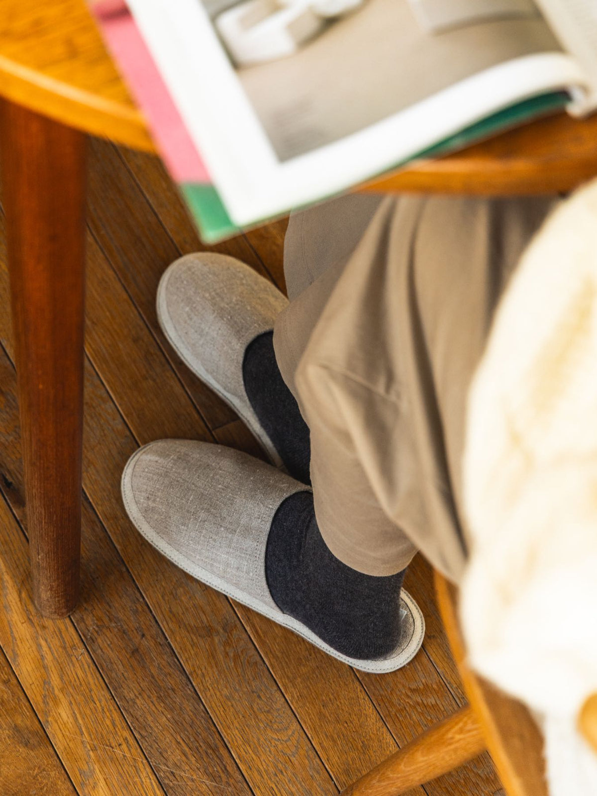 fog linen work リネンスリッパ