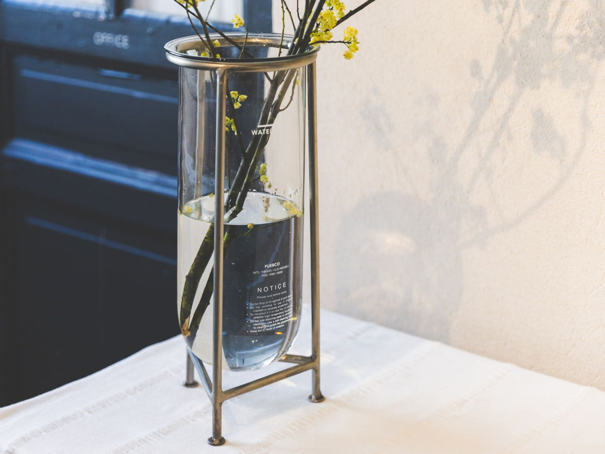 GLASS TUBE WITH STAND