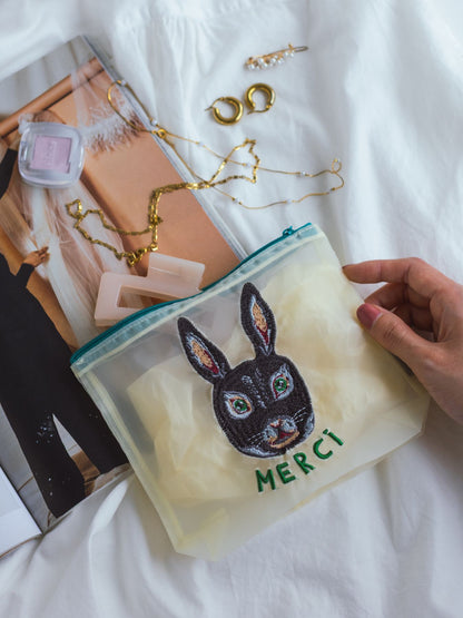 Nathalie Lete／Organdy pouch（刺繍ポーチ）