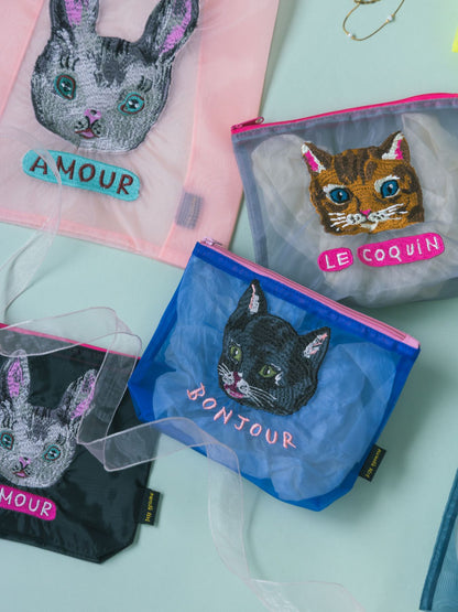 Nathalie Lete／Organdy pouch（刺繍ポーチ）