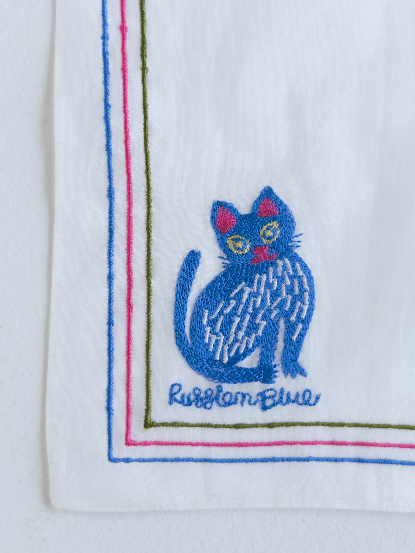 刺繍のディテール