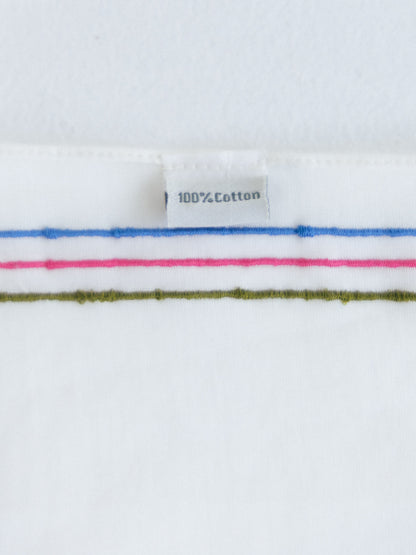 刺繍ハンカチ／ネコ