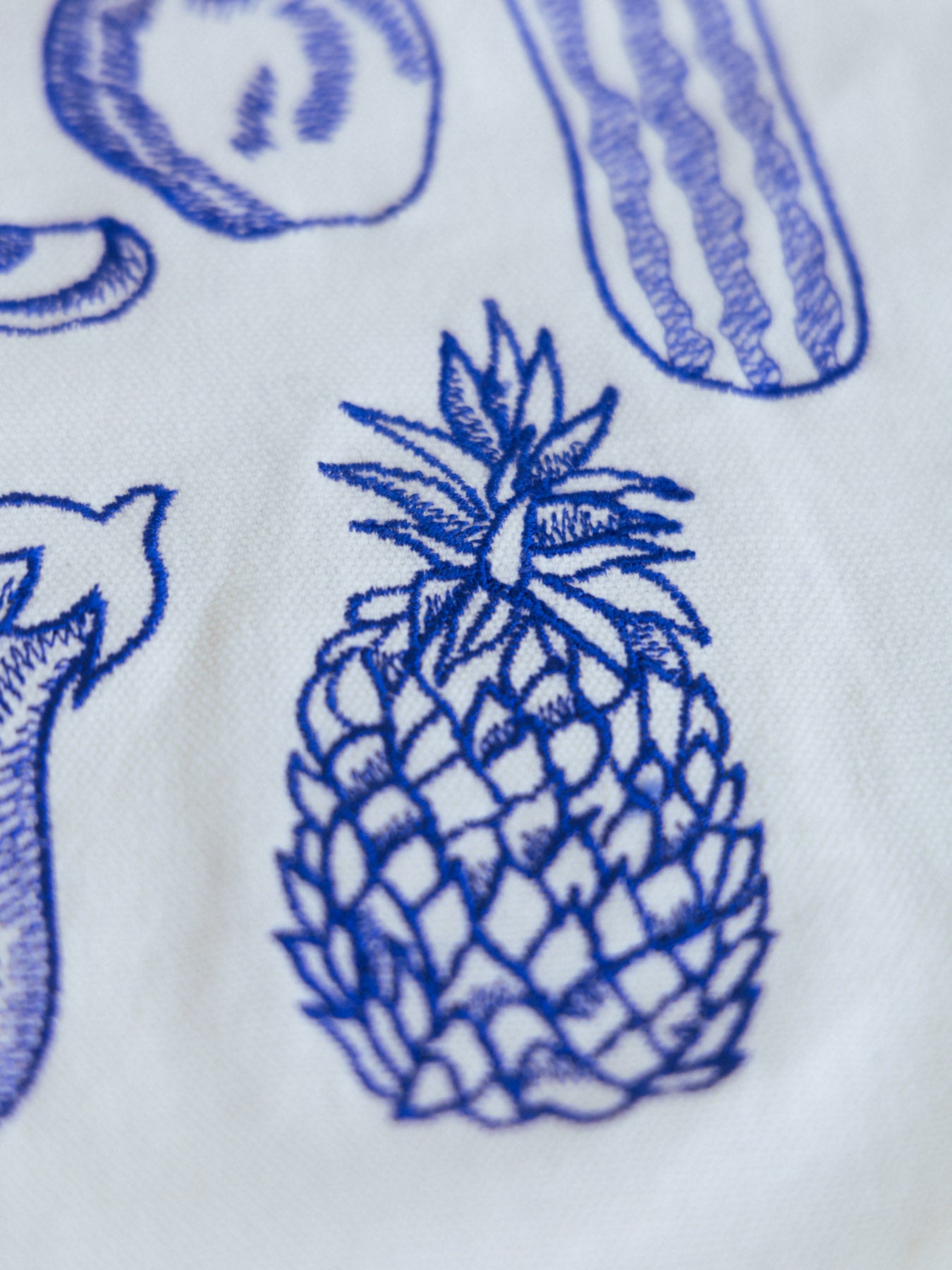刺繍のディテール