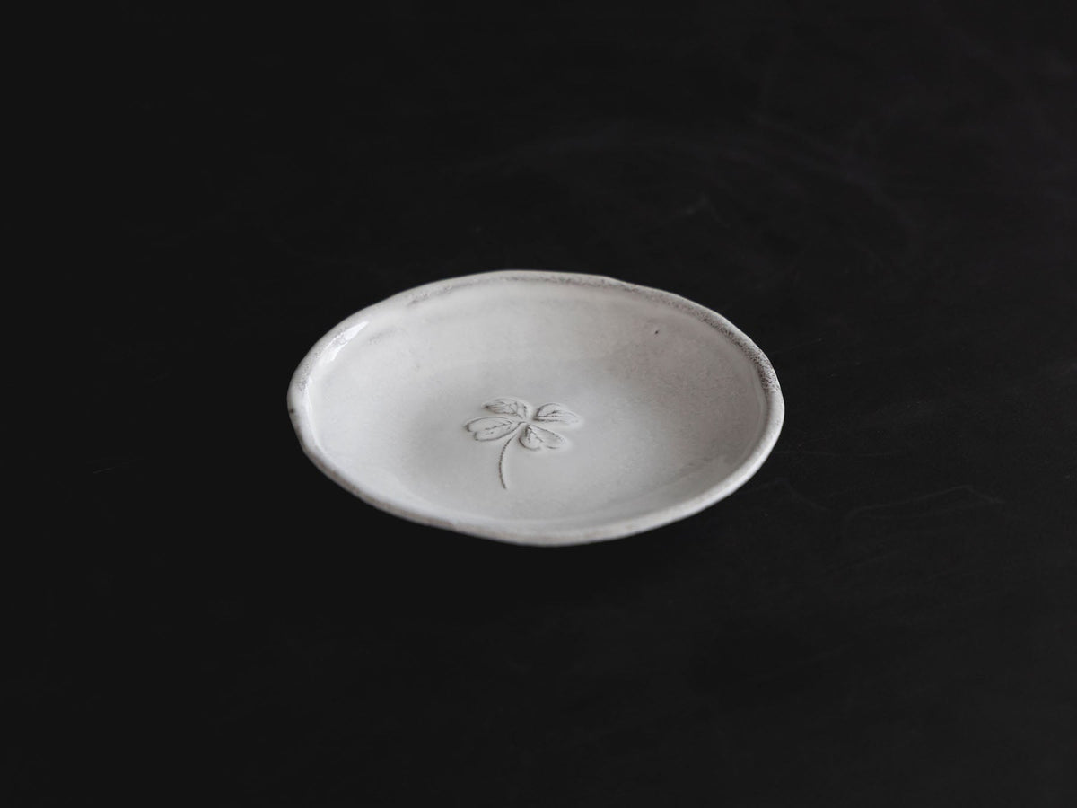 Astier de Villatte プレート 13cm／Trefle