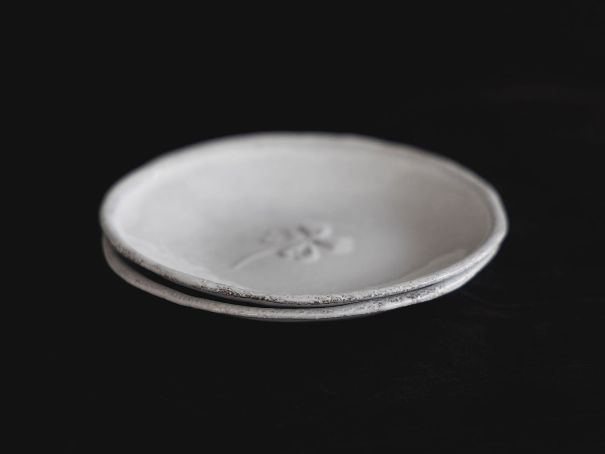 Astier de Villatte プレート 13cm／Trefle
