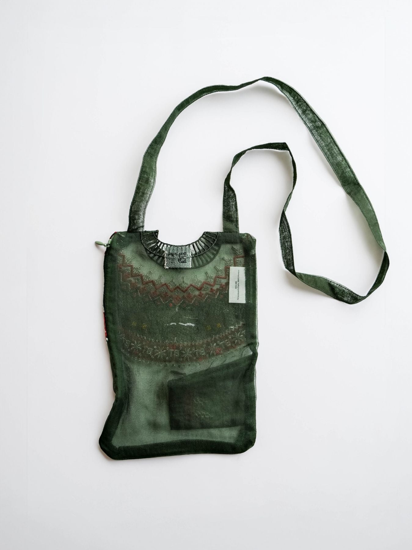 Brigitte Tanaka ミニポーチ／Pochette Pull Vert Petit