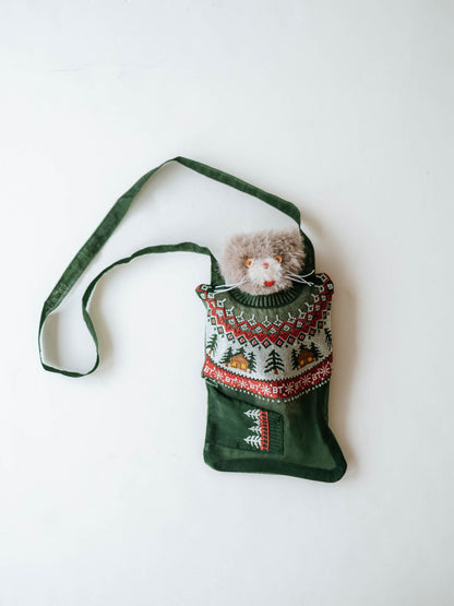 Brigitte Tanaka ミニポーチ／Pochette Pull Vert Petit