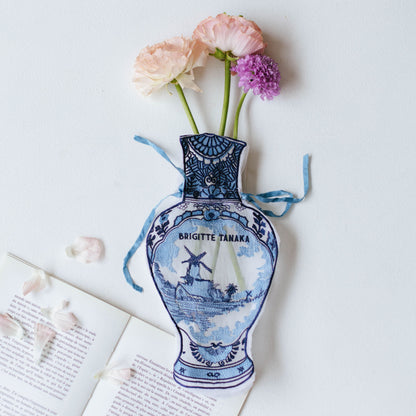 Brigitte Tanaka ミニポーチ／Delft Vase Pouch