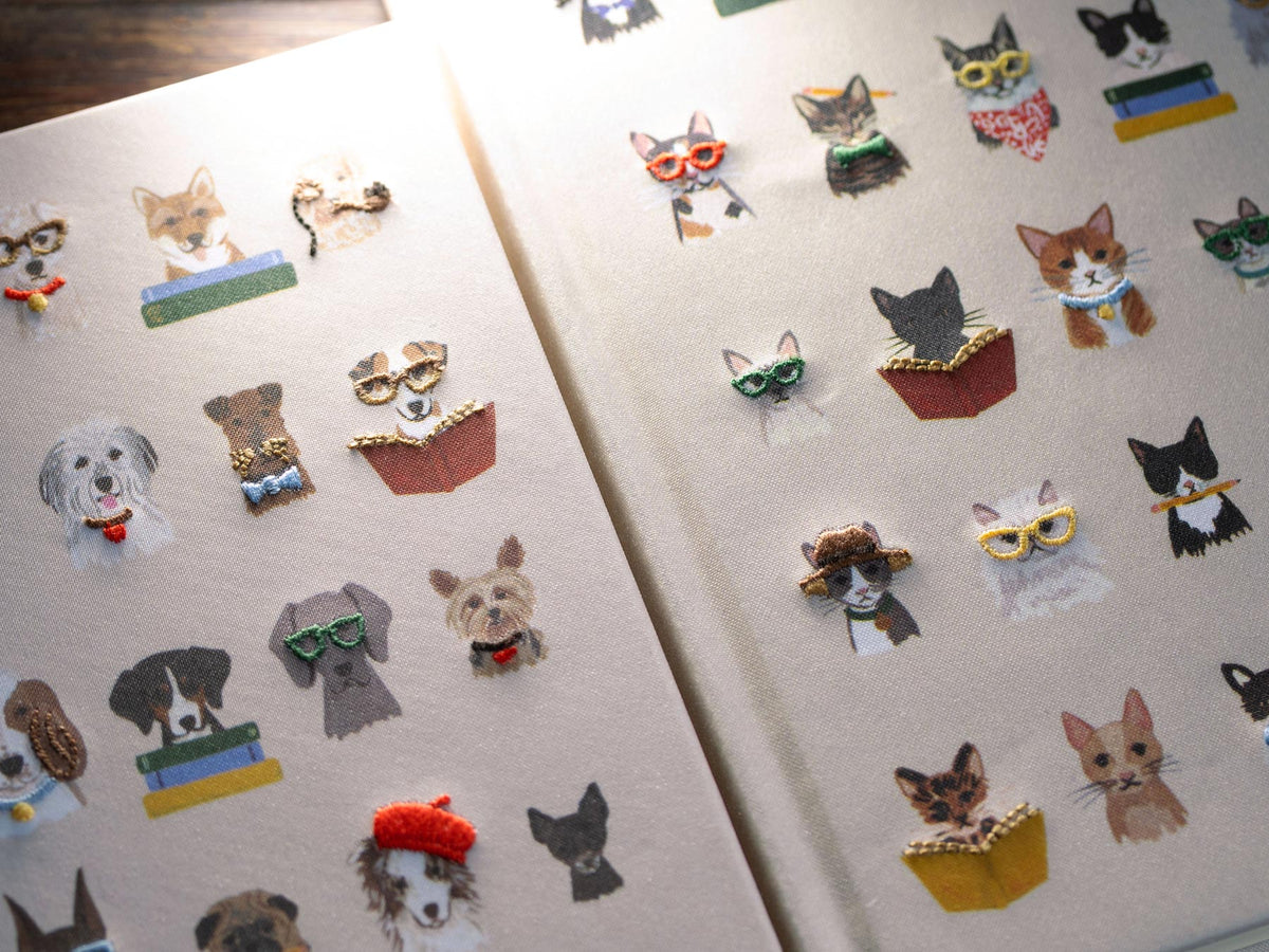 立体的な刺繍デザイン