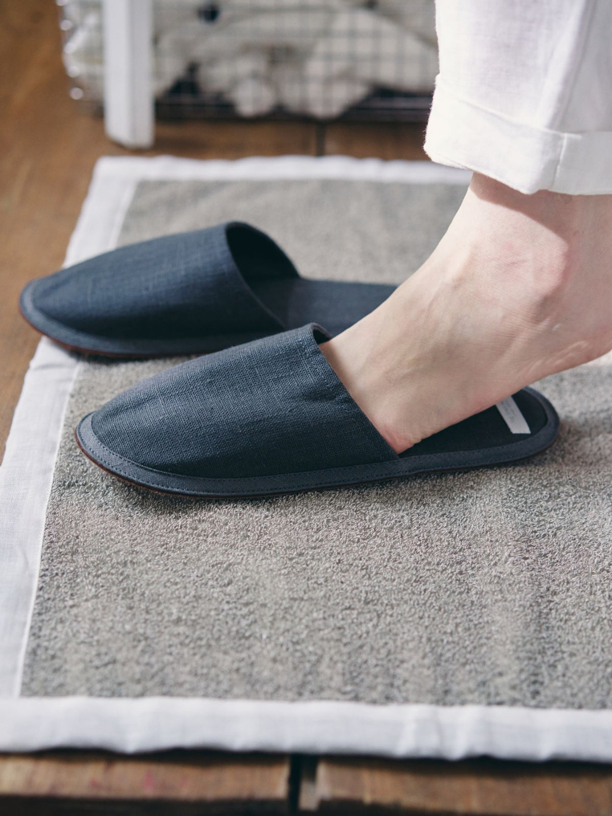 fog linen work リネンスリッパ