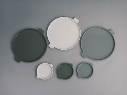 yumiko iihoshi porcelain／‘Colored’ aluminum tray round
