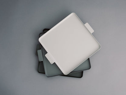 yumiko iihoshi porcelain／‘Colored’ aluminum tray square・rectangle