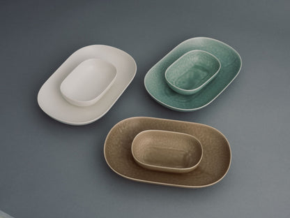 yumiko iihoshi porcelain／ReIRABO oval plate