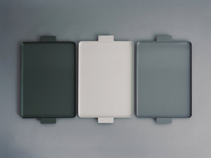 yumiko iihoshi porcelain／‘Colored’ aluminum tray square・rectangle