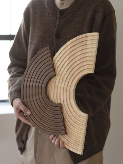 WOOD CIRCLE TRAY（木製トレイ）