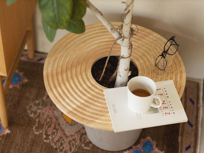 WOOD CIRCLE TRAY（木製トレイ）