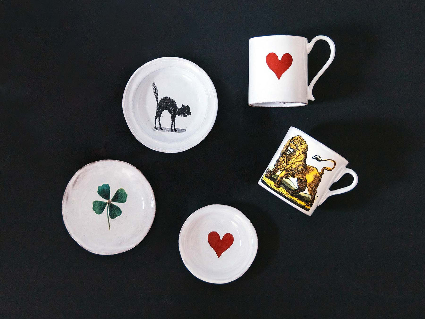 Astier de Villatte John Derian ディッシュ アーチキャット