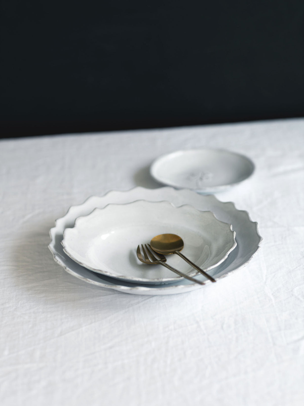 Astier de Villatte スーププレート 25cm／Emilie