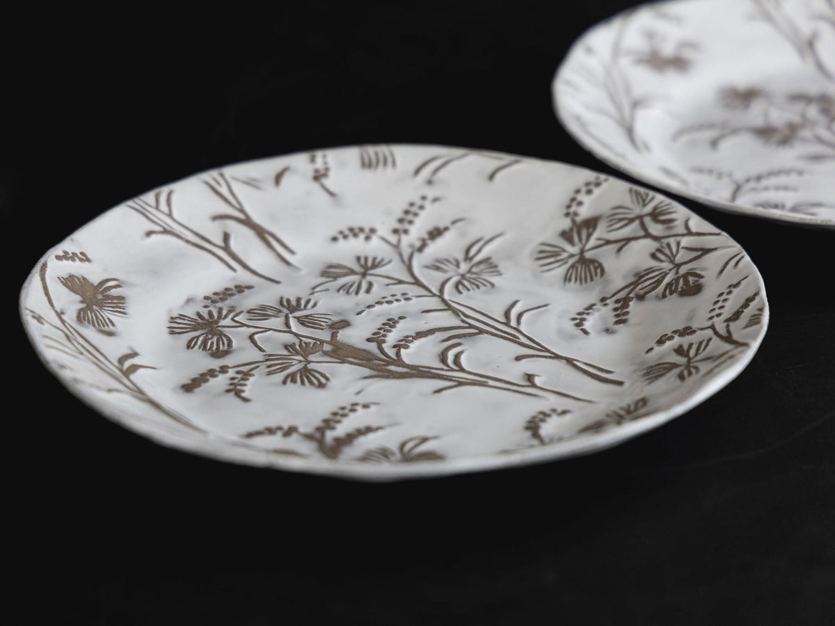 Astier de Villatte プレート 26cm／Robinson