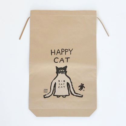 オルネコ・ネコのための米袋／坂巻弓華 HAPPY CAT