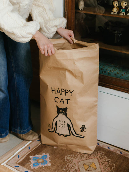 オルネコ・ネコのための米袋／坂巻弓華 HAPPY CAT