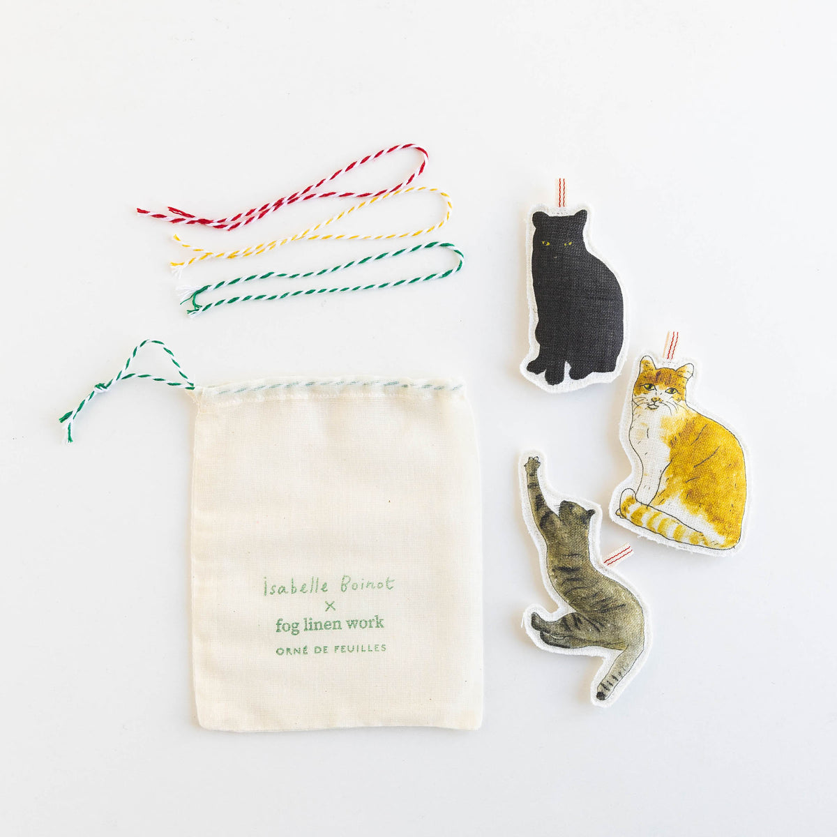 isabelle boinot × fog linen work オーナメント（3個セット）