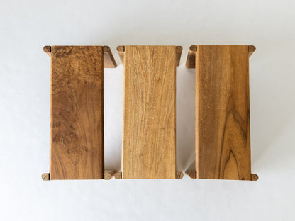 天然木を使用した商品の為、木目や色味には個体差があります。