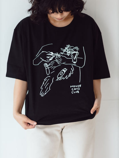 HONGAMA × Orneko ビッグシルエットTシャツ