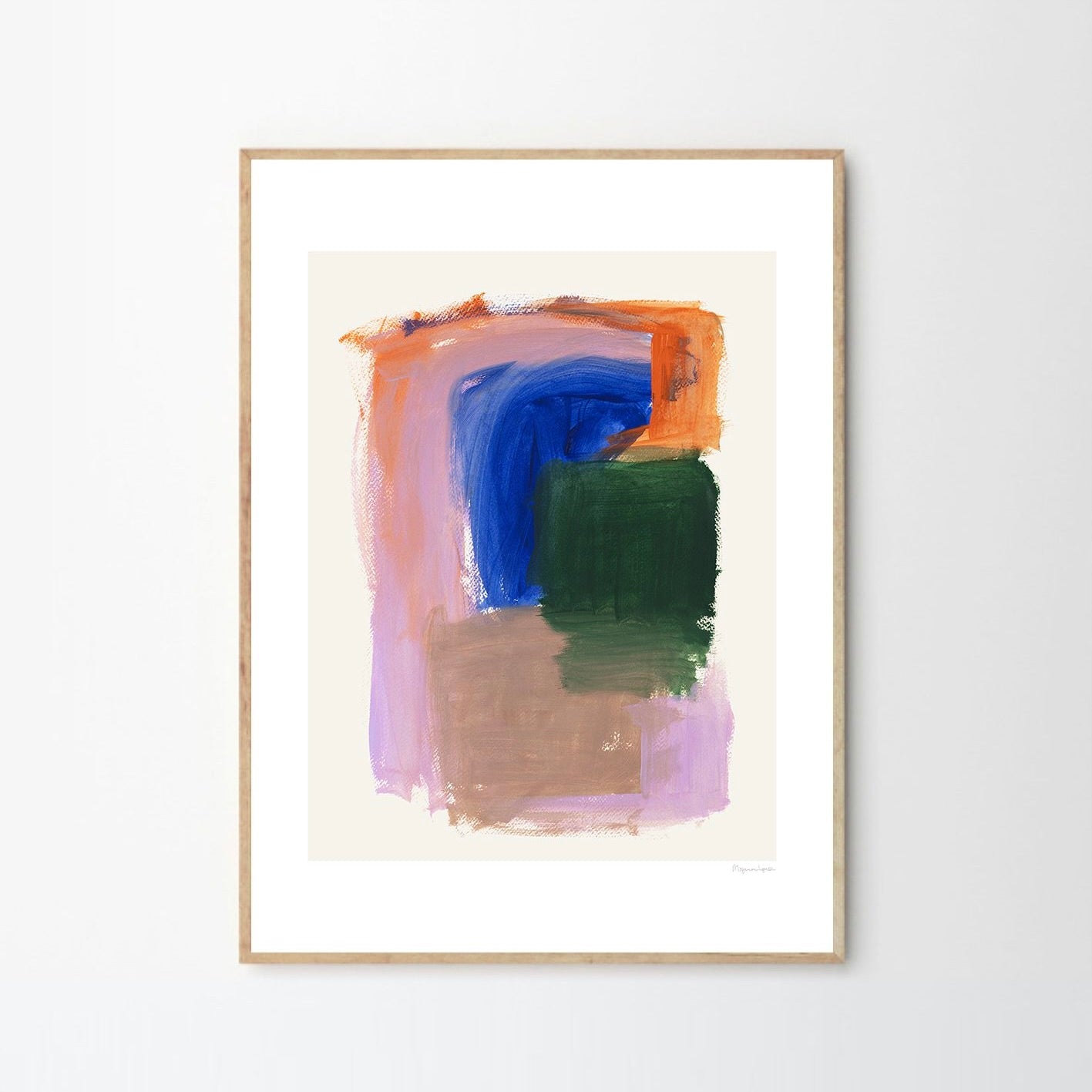 tpc0053）Berit Mogensen Lopez／Improvise（50cm×70cm）